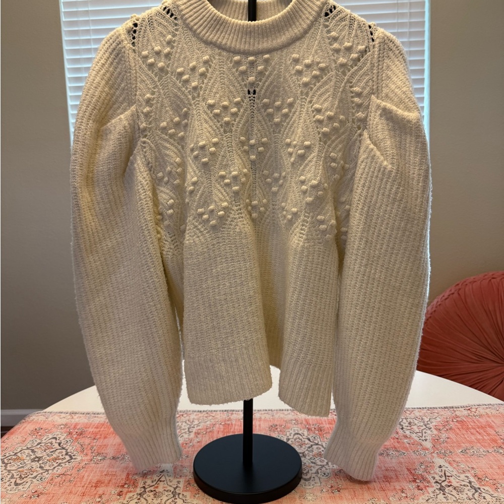 a new day Cream Textured Knit Sweater